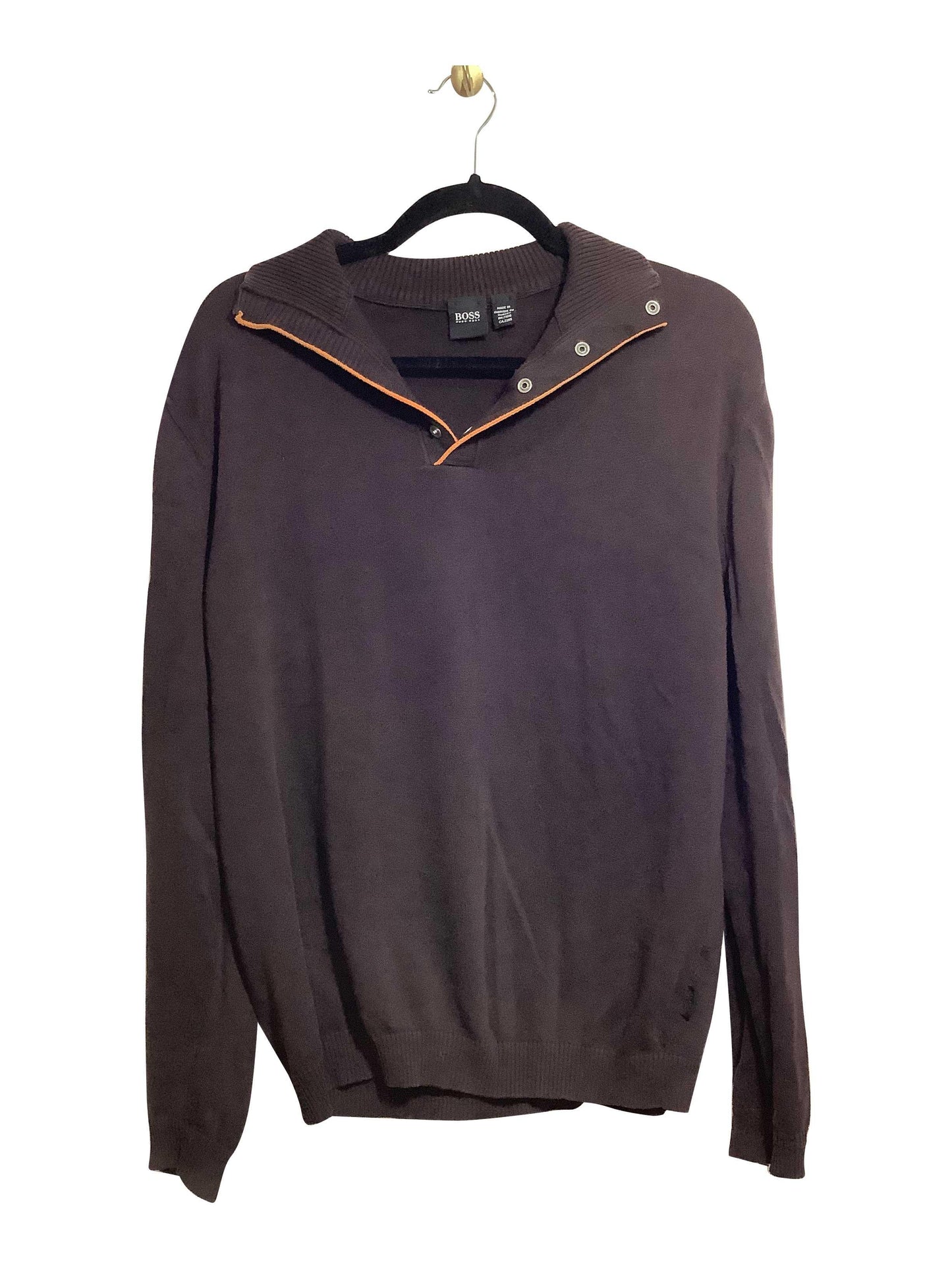 HUGO BOSS Regular fit T-shirt in Brown - M - Velora Luxury Fashion