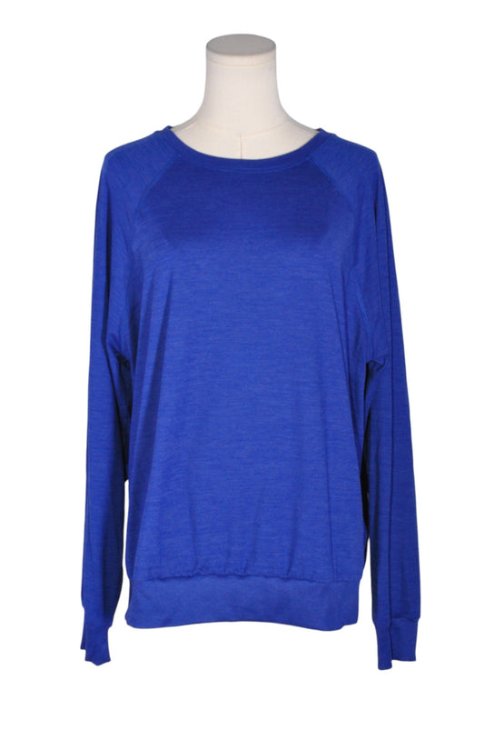 HYBA Women Sweatshirts Regular fit in Blue - L - Velora Luxury Fashion