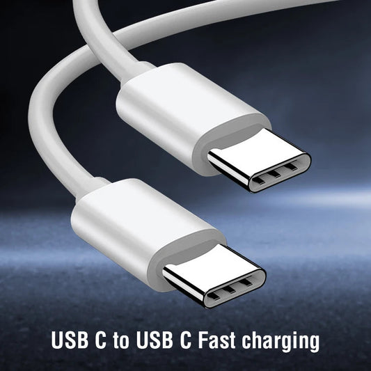 Us Stock Shipping 60W 3A Tpe Fast Charging Cable Thick Type-C to Type-C Light Data Cables for Iphone 15 16 Pro Max Velora