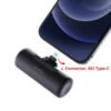 US Reseller Products Portable Lipstick Fast Charging Power Bank 4500mAh 15W Wireless Charging Power Banks With Plug for iphone Velora