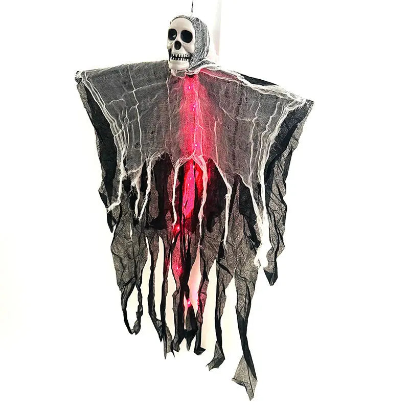 Halloween Decorations Horror Hanging Ghost Skull Skeleton Prop Perfect For Home Outdoor Yard Party Supplies Festival Decorations - Velora