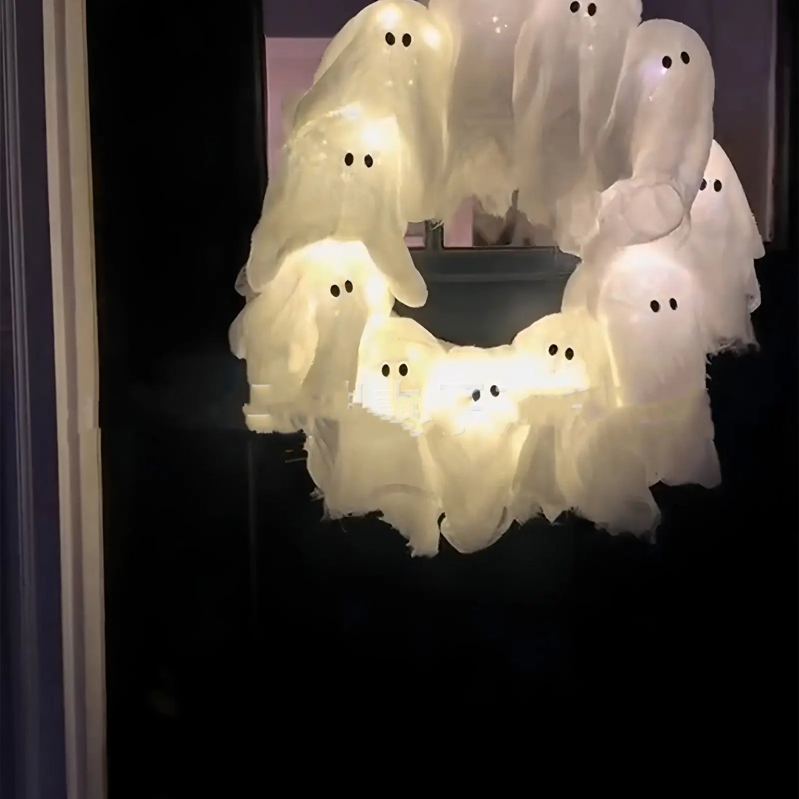Halloween Light Up Ghost Garland Front Door Decoration Pendant EX-STOCK Canada