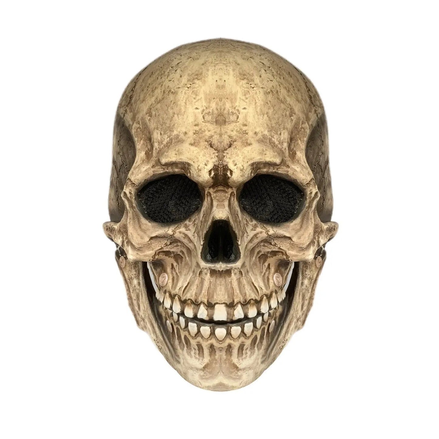 Halloween Movable Mouth Skull Mask Helmet Mouth Movable Skull Full Head Skull Mask - Velora