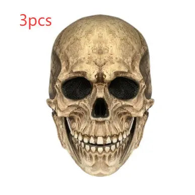 Halloween Movable Mouth Skull Mask Helmet Mouth Movable Skull Full Head Skull Mask - Velora