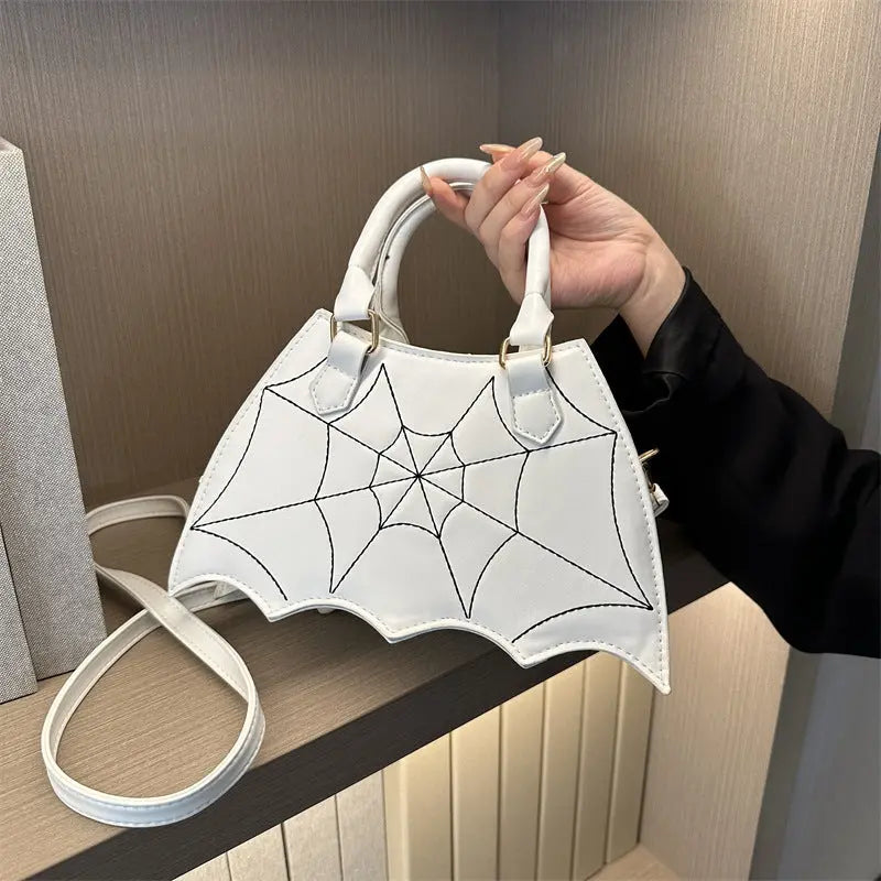 Halloween Spider Web Saddle Bags Fashion Personality Crossbody Shoulder Bag With Handle Women's Handbags EX-STOCK Canada