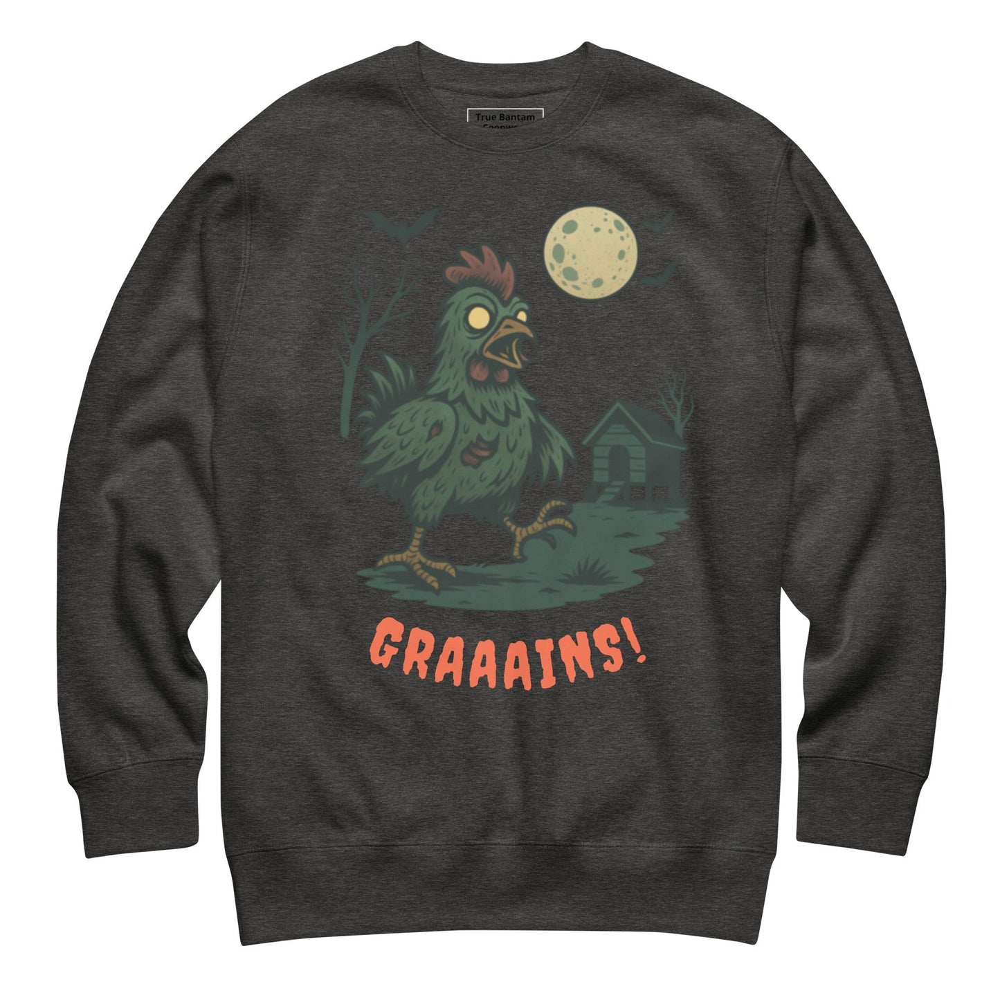 Halloween Zombie Chicken Scene Unisex Premium Sweatshirt - Velora Luxury Fashion