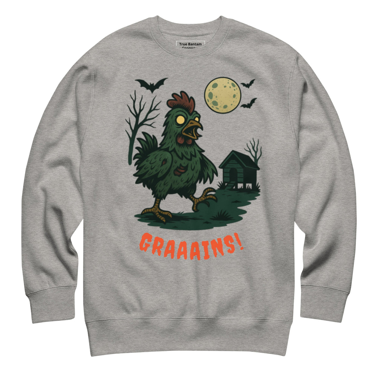 Halloween Zombie Chicken Scene Unisex Premium Sweatshirt - Velora Luxury Fashion