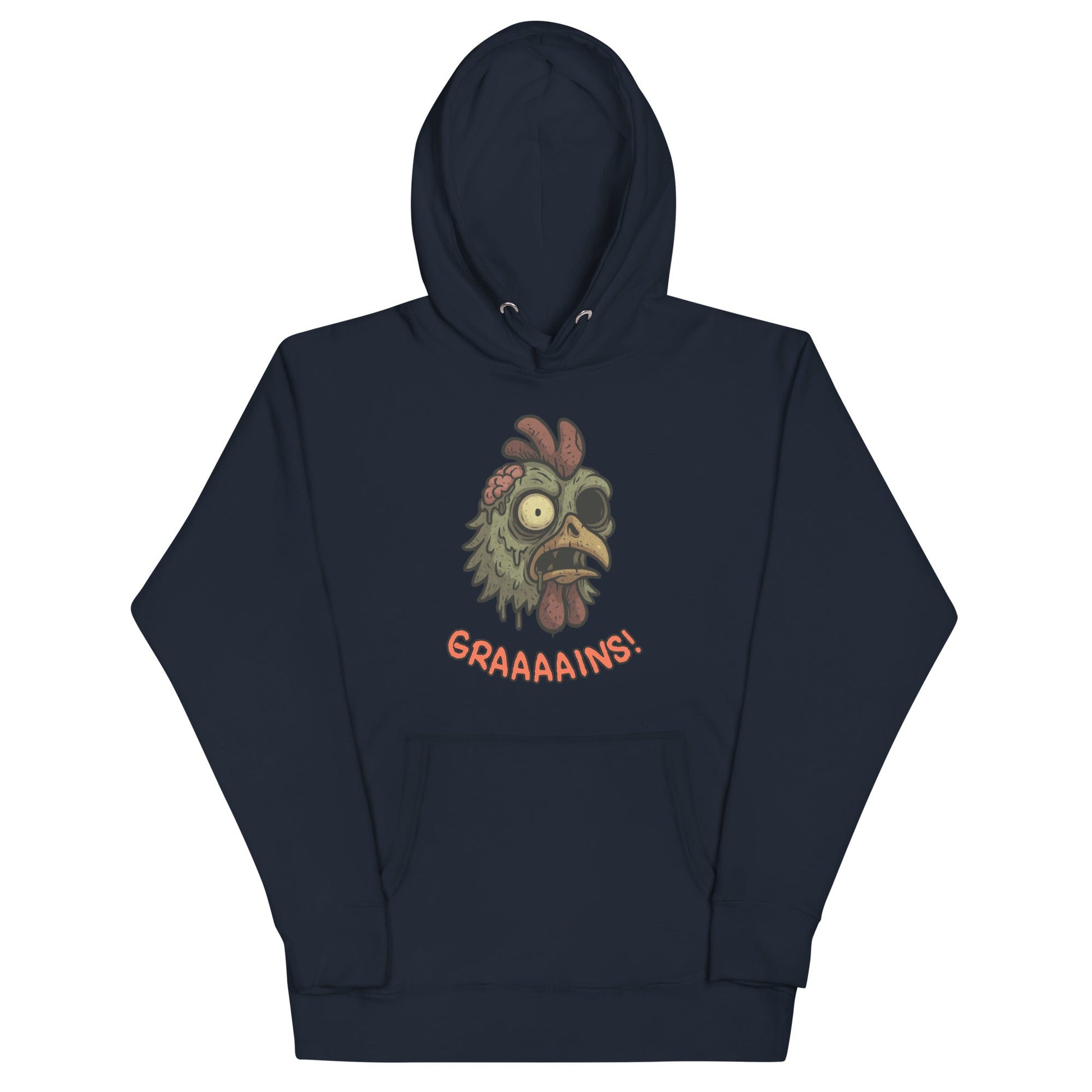 Halloween Zombie Chicken Unisex Bunny Hug (hoodie) - Velora Luxury Fashion