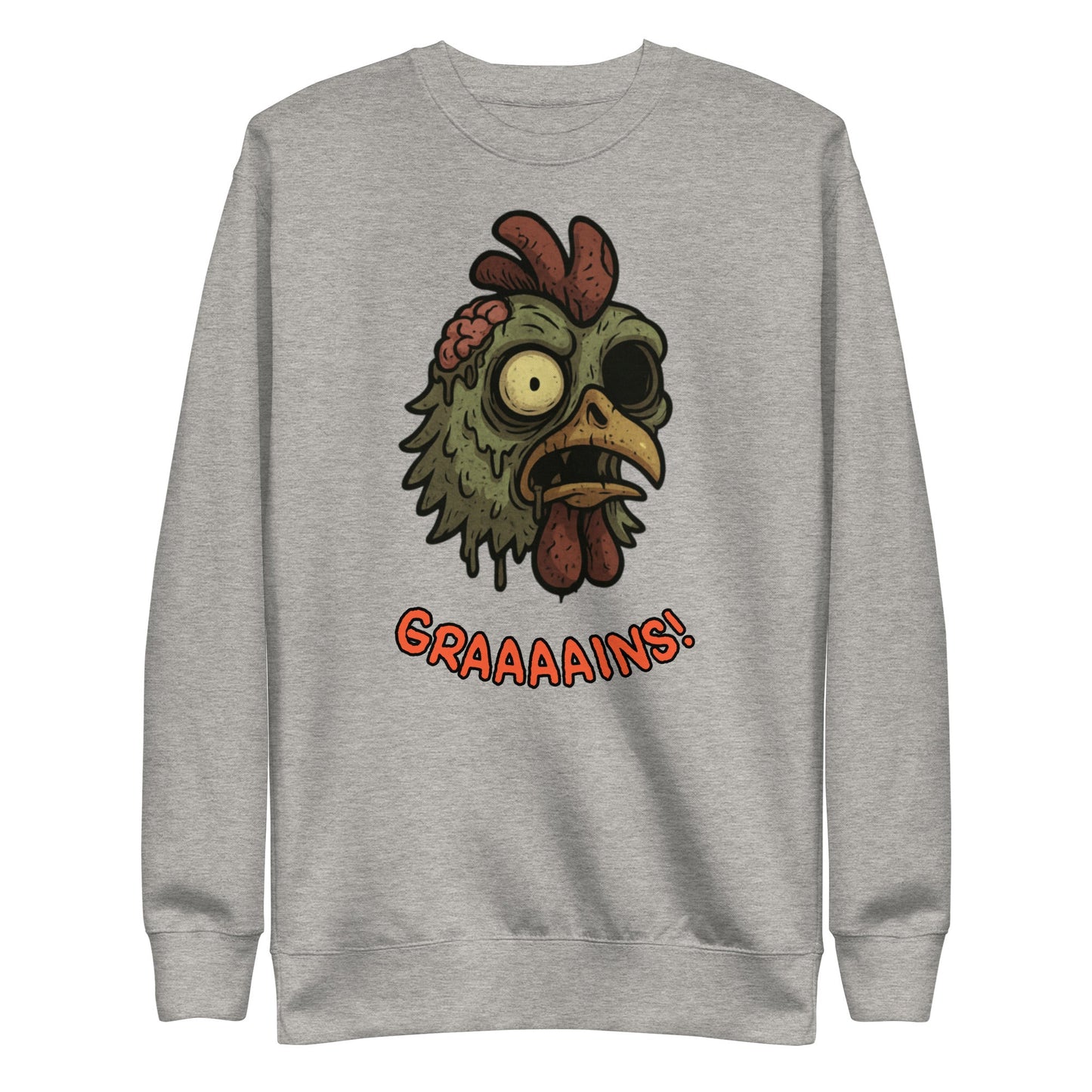 Halloween Zombie Chicken Unisex Premium Sweatshirt - Velora Luxury Fashion