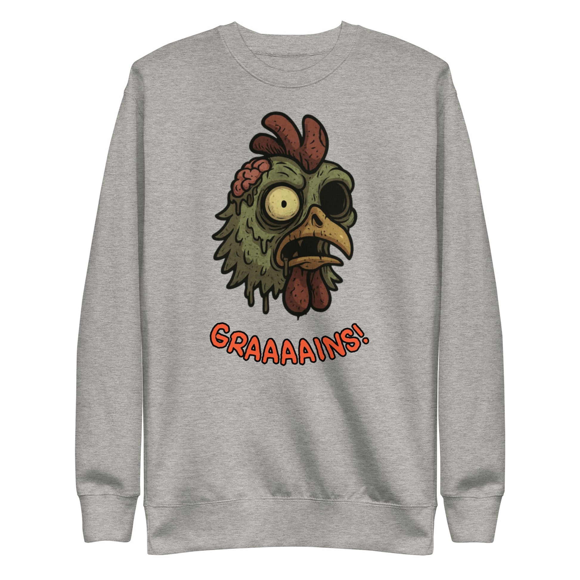 Halloween Zombie Chicken Unisex Premium Sweatshirt - Velora Luxury Fashion