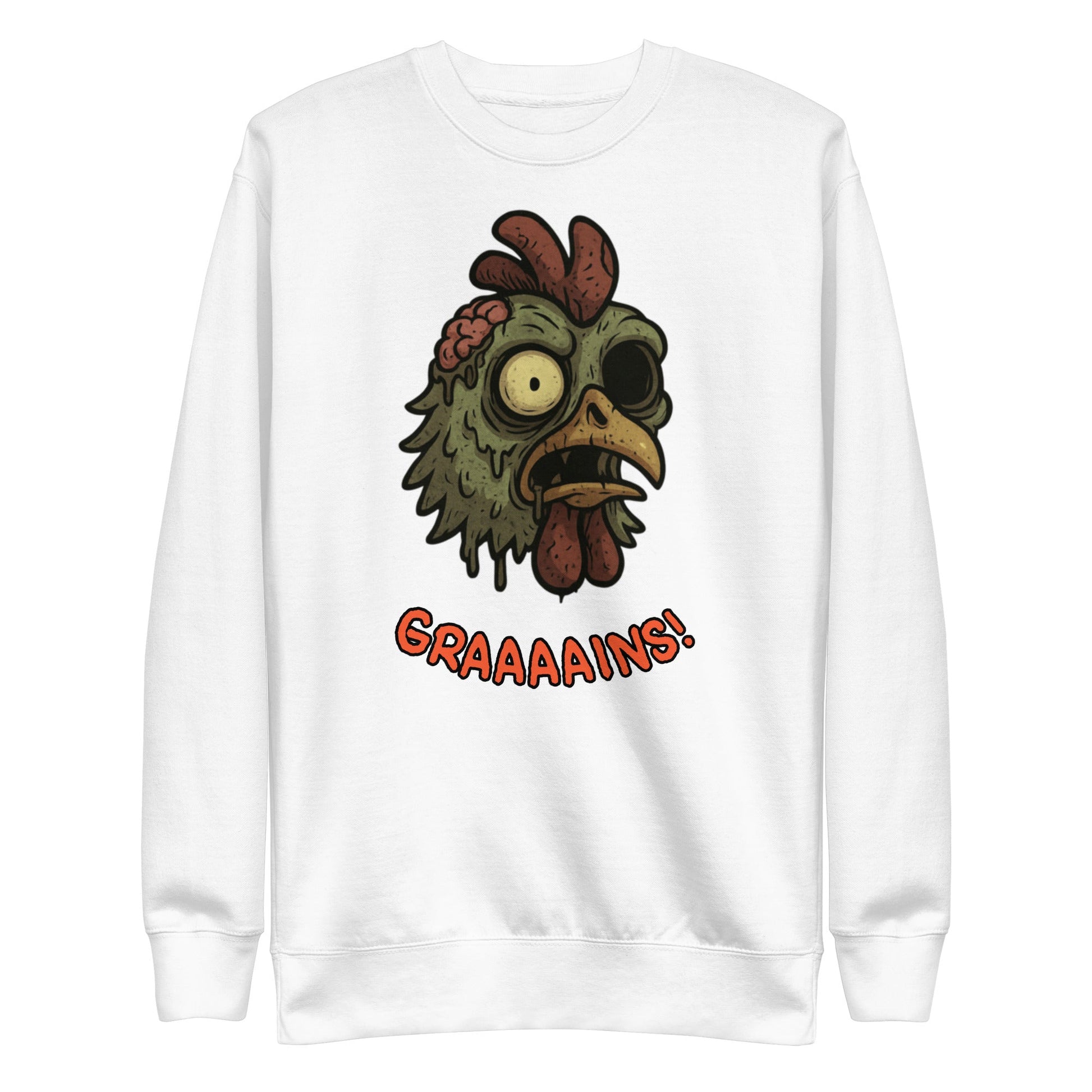 Halloween Zombie Chicken Unisex Premium Sweatshirt - Velora Luxury Fashion