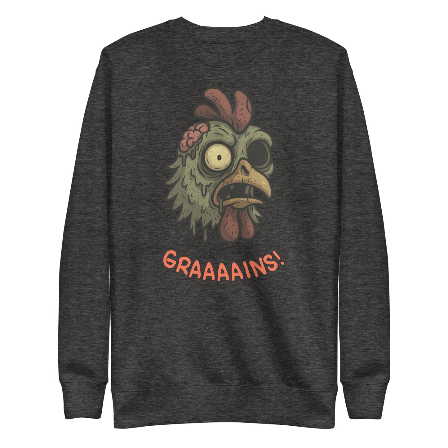 Halloween Zombie Chicken Unisex Premium Sweatshirt - Velora Luxury Fashion