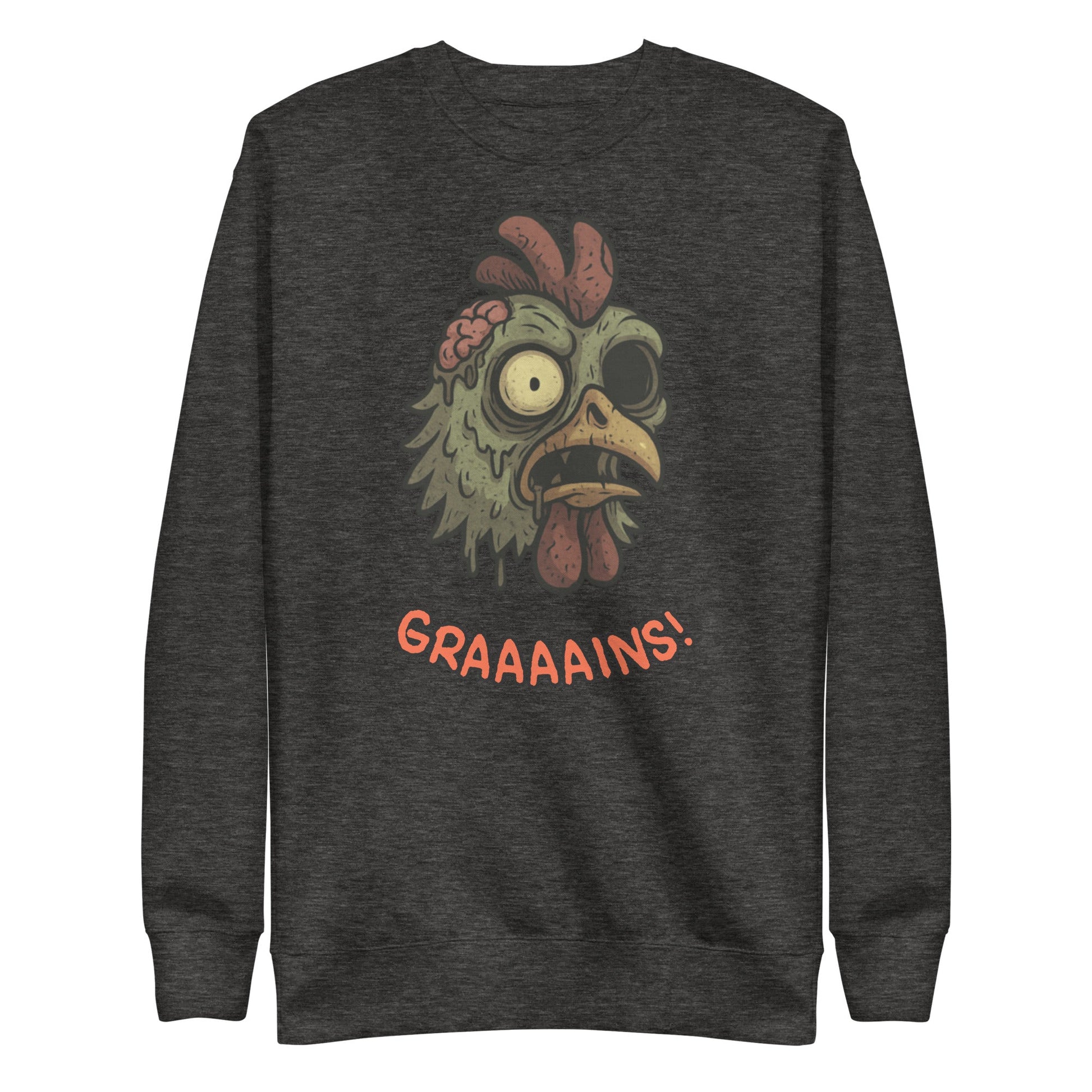 Halloween Zombie Chicken Unisex Premium Sweatshirt - Velora Luxury Fashion