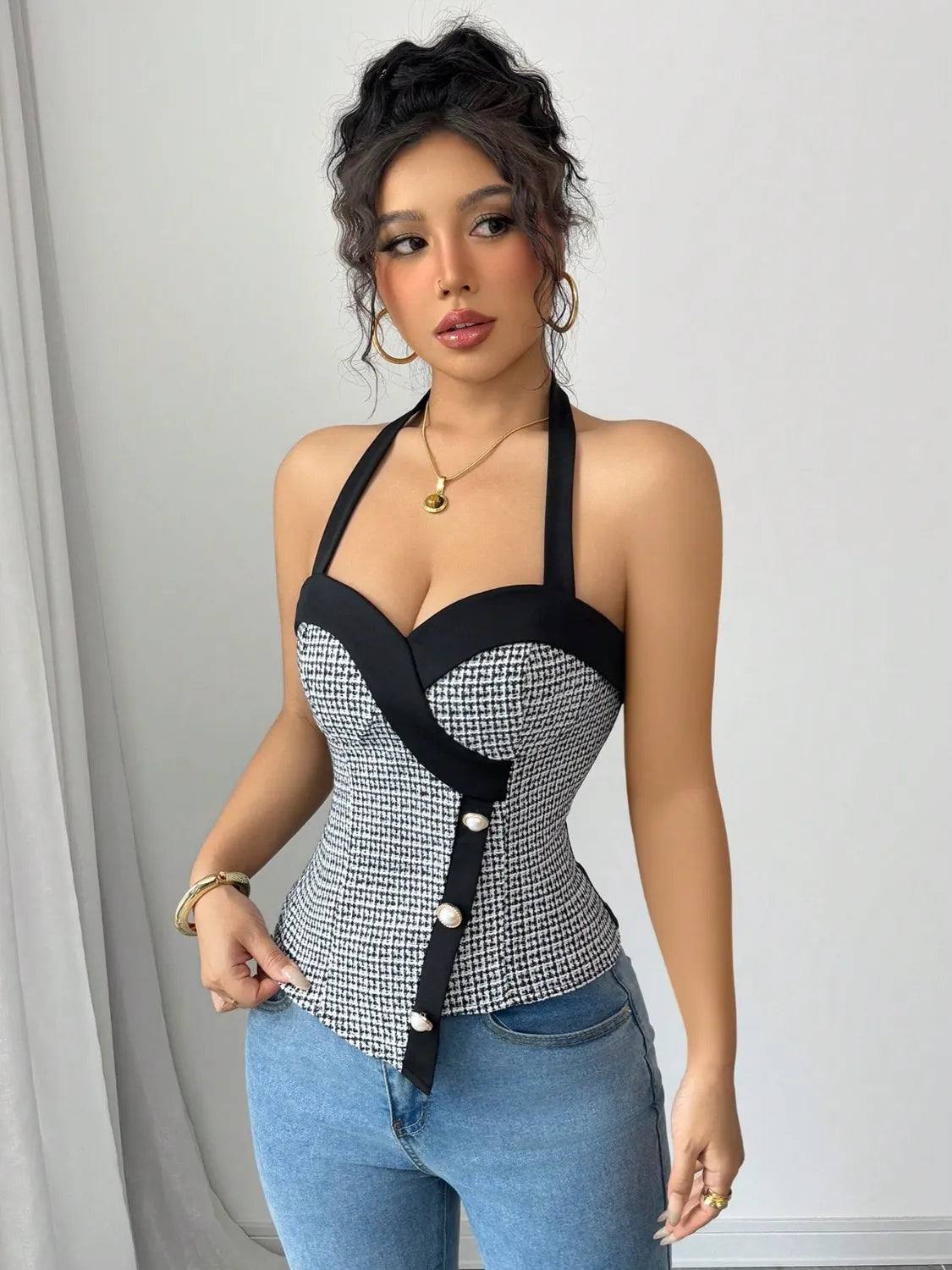 Halter Neck Cami - Velora Luxury Fashion