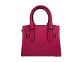 Hamilton XS Pink Snake Leather Crossbody - Velora Luxury Fashion