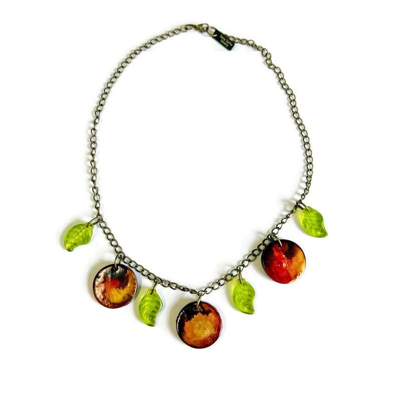 Handmade Autumn Leaf Jewelry Set - Velora Luxury Fashion