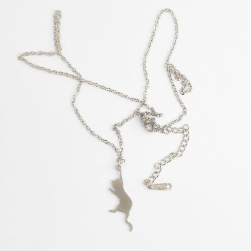 Hang In There Kitty Necklace - Velora