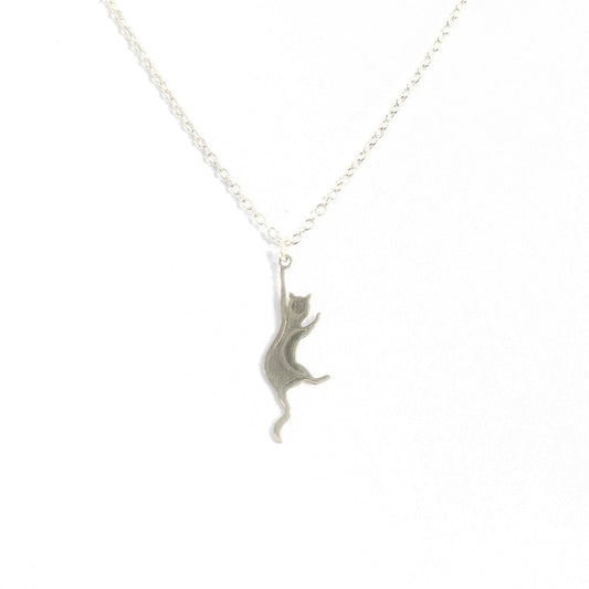 Hang In There Kitty Necklace - Velora