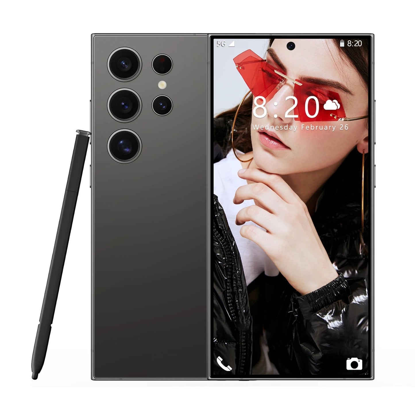 RTS S25 ULTRA Original 72MP+108MP Face Unlock 16+512GB 7.3inch GPS Android 14 2K Screen Full Display Smart Mobile Phone - Velora