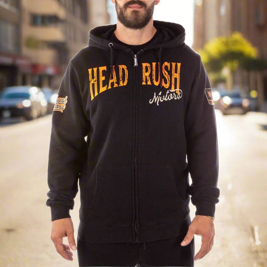 Headrush Men's The Mechanic Zip-Up Hoodie - Velora Luxury Fashion