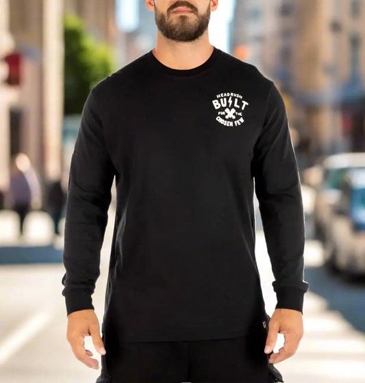 Headrush Men's "Built for the Chosen Few" Long Sleeve Tee Boutique of Leathers/Open Road