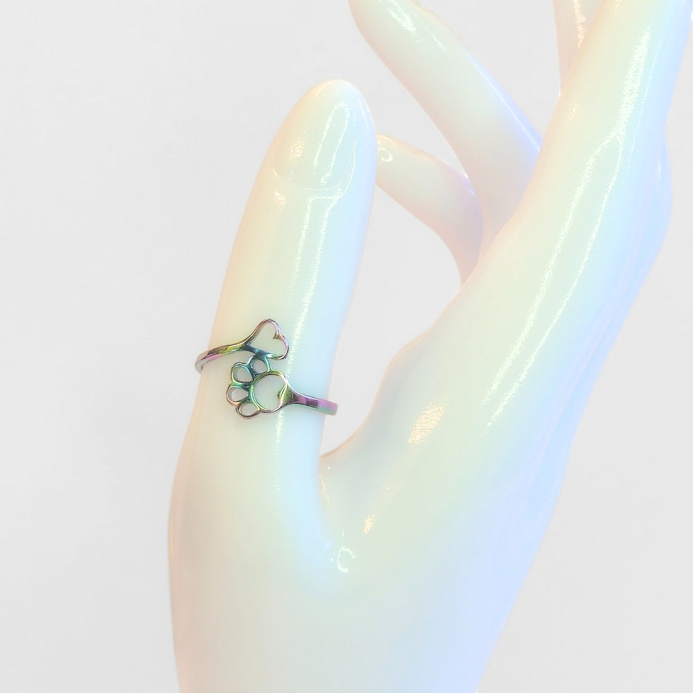 Heart & Paw Ring - Velora