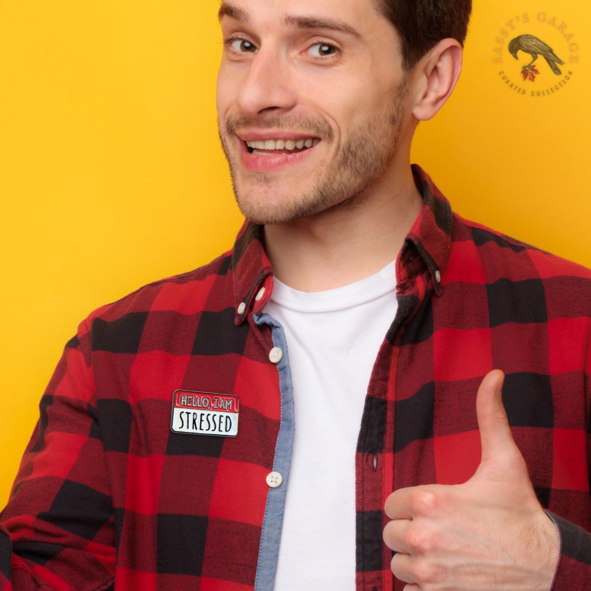 Hello, I Am Stressed | Collectible Pin - Velora Luxury Fashion