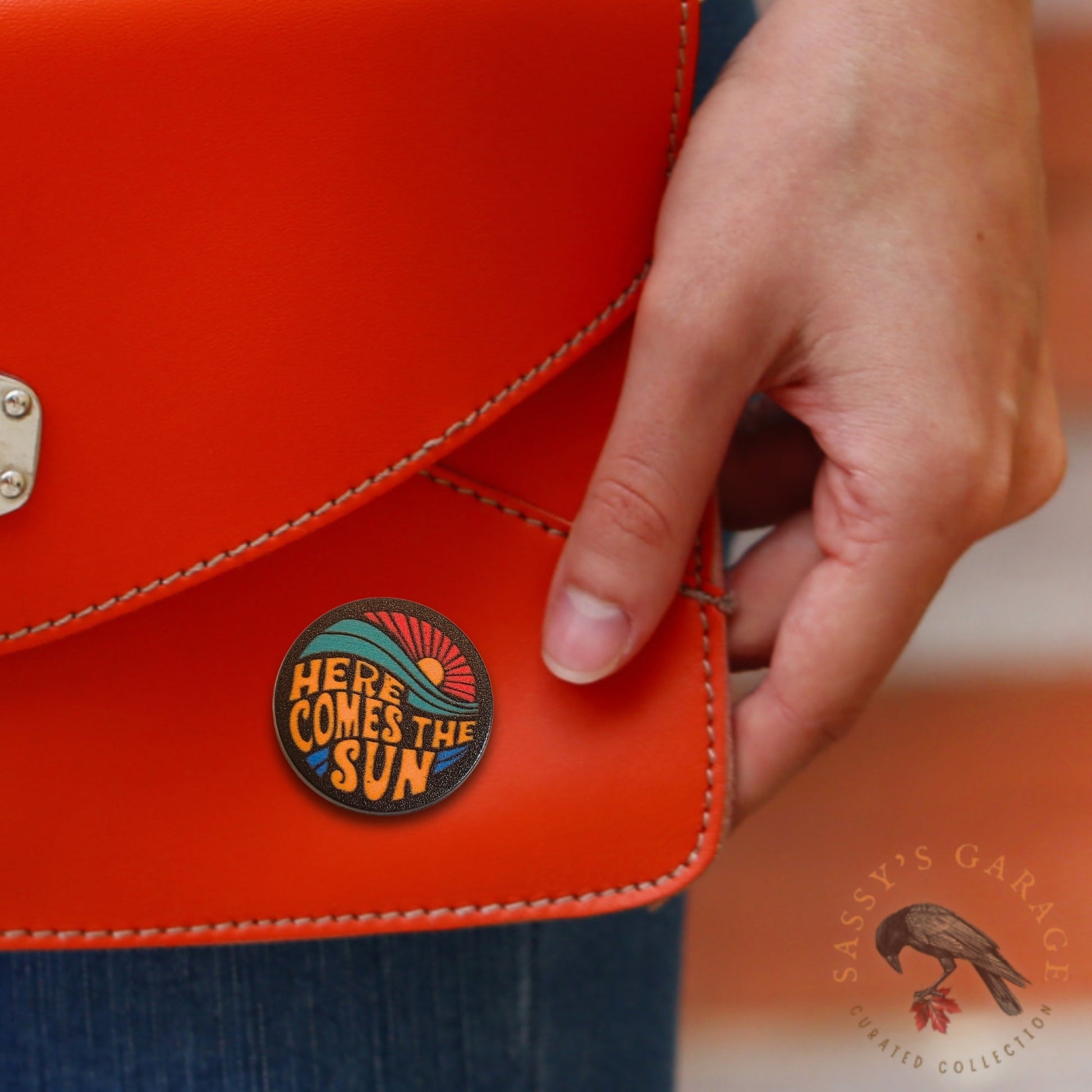 Here Comes the Sun | Collectible Pin - Velora Luxury Fashion