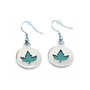 Historic Parliament Roof Copper Sterling Silver Drop | Earrings