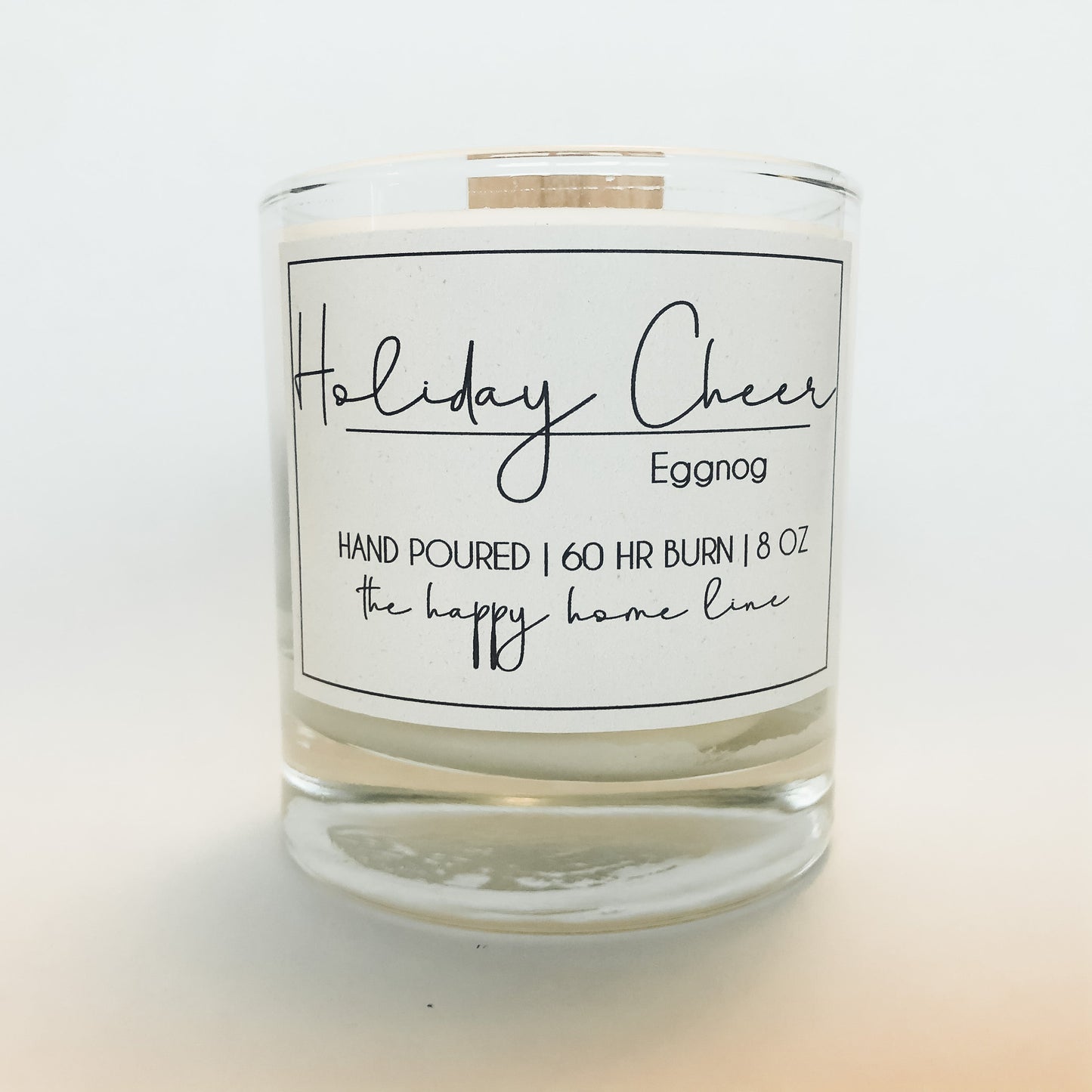 Holiday Cheer Wood Wick Candle - Velora Luxury Fashion