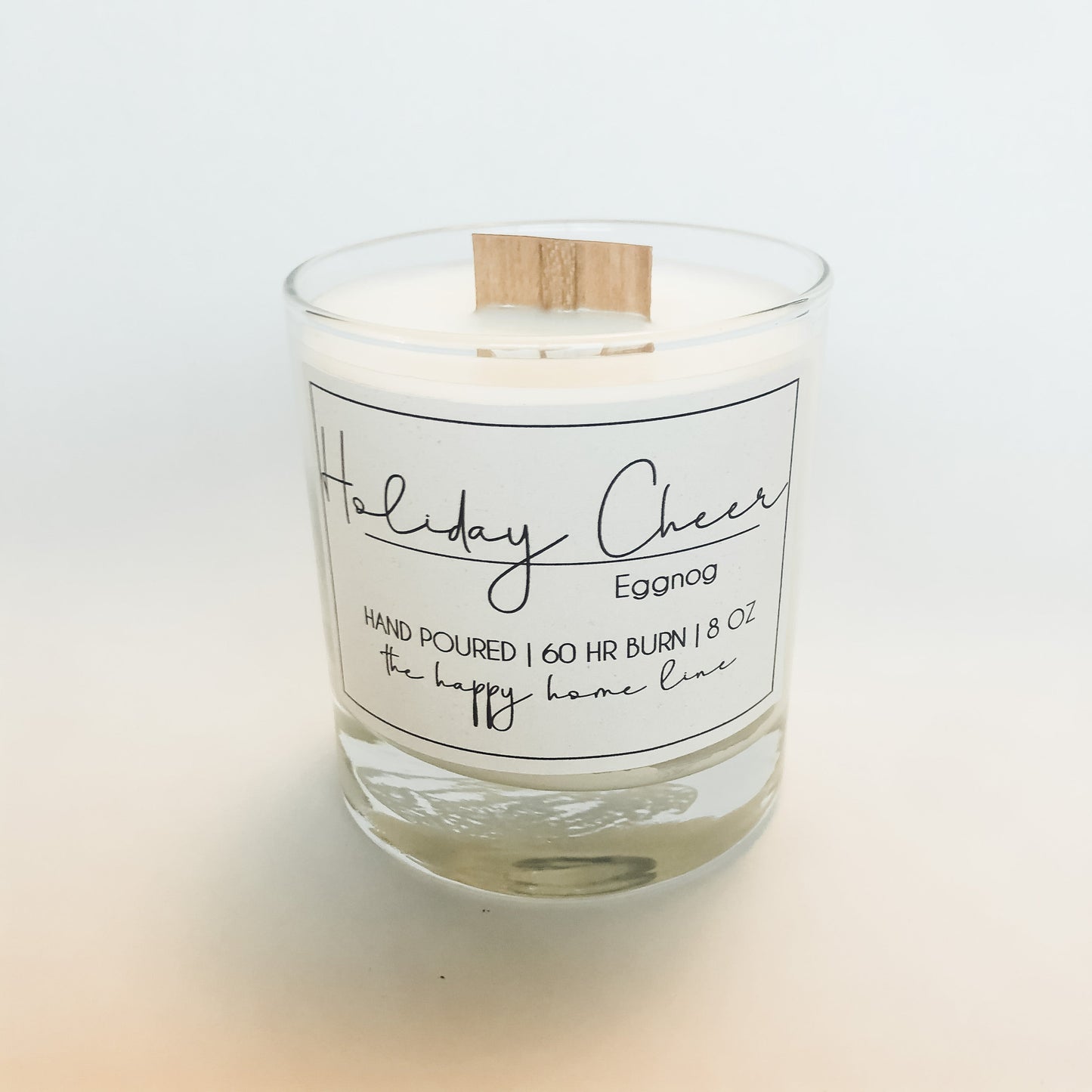 Holiday Cheer Wood Wick Candle - Velora Luxury Fashion
