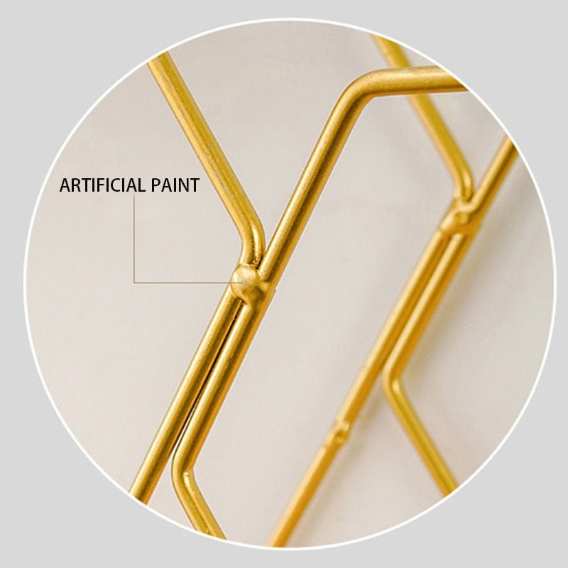 Hollow Wooden Storage Shelf - Velora Luxury Fashion