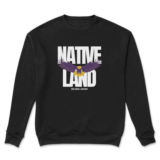 Home On Native Land Crewneck V2 - Velora Luxury Fashion