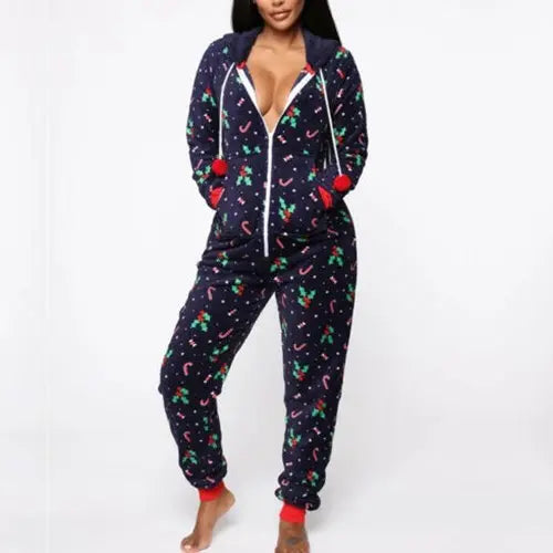 Hooded Nightwear for women Christmas Pajamas set EX-STOCK Canada