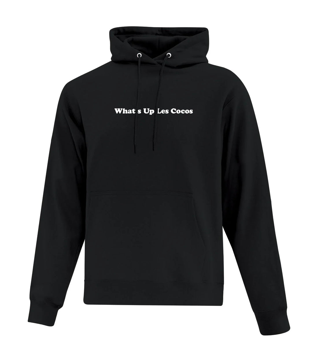 Hoodies Writing" What's Up Les Cocos" brodé