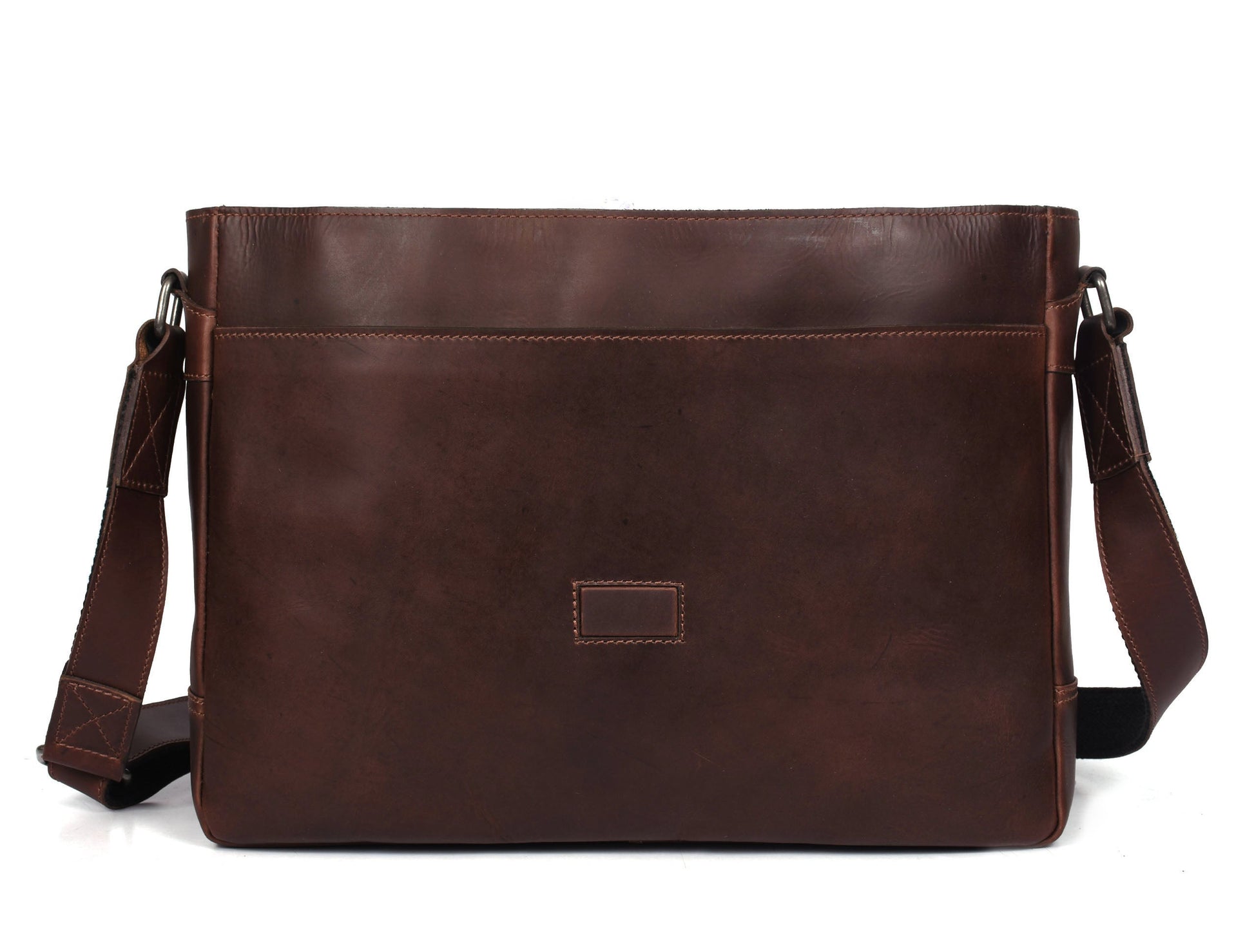 Hudson  Leather Messenger - Voyager - Velora Luxury Fashion