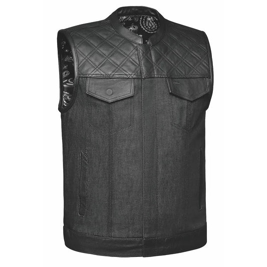 Open Road Men's Denim & Leather Club Vest Boutique of Leathers/Open Road