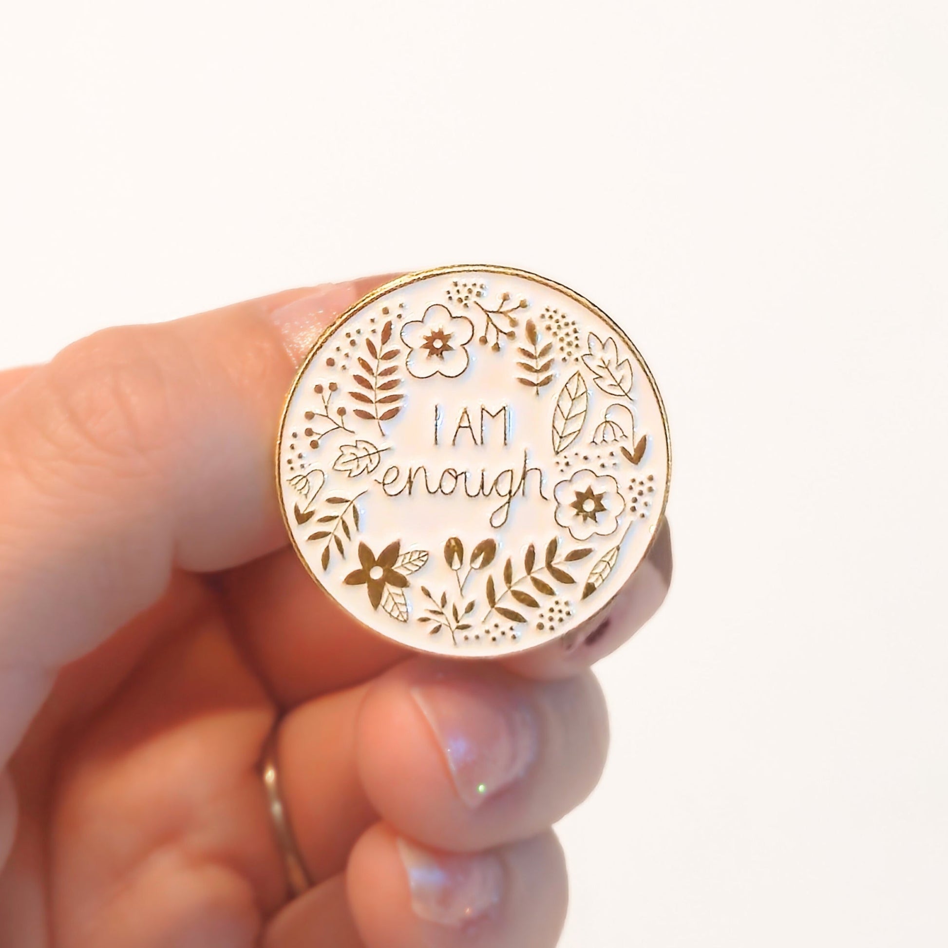 I Am Enough | Collectible Pin - Velora Luxury Fashion