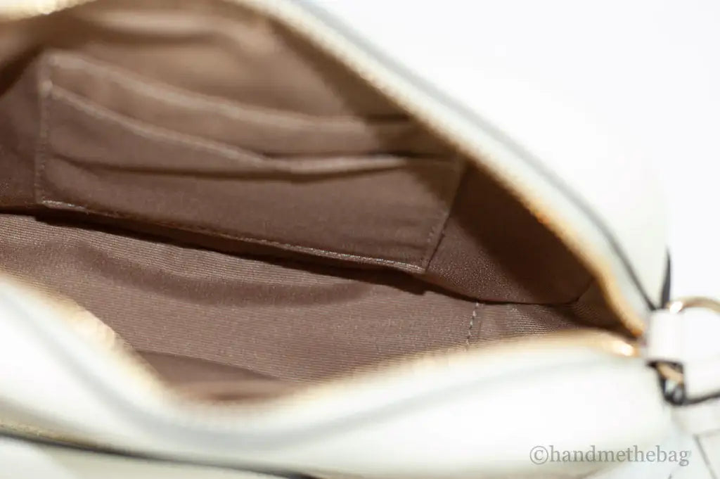 Coach Jamie Mini Coated Canvas Crossbody in Khaki/Chalk