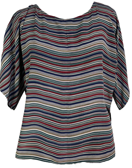 PRC6653 Avatar Pure Silk Side Slit Top - Velora