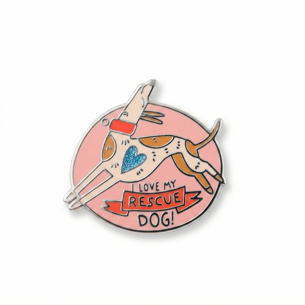 I Love My Rescue Dog | Collectible Pin