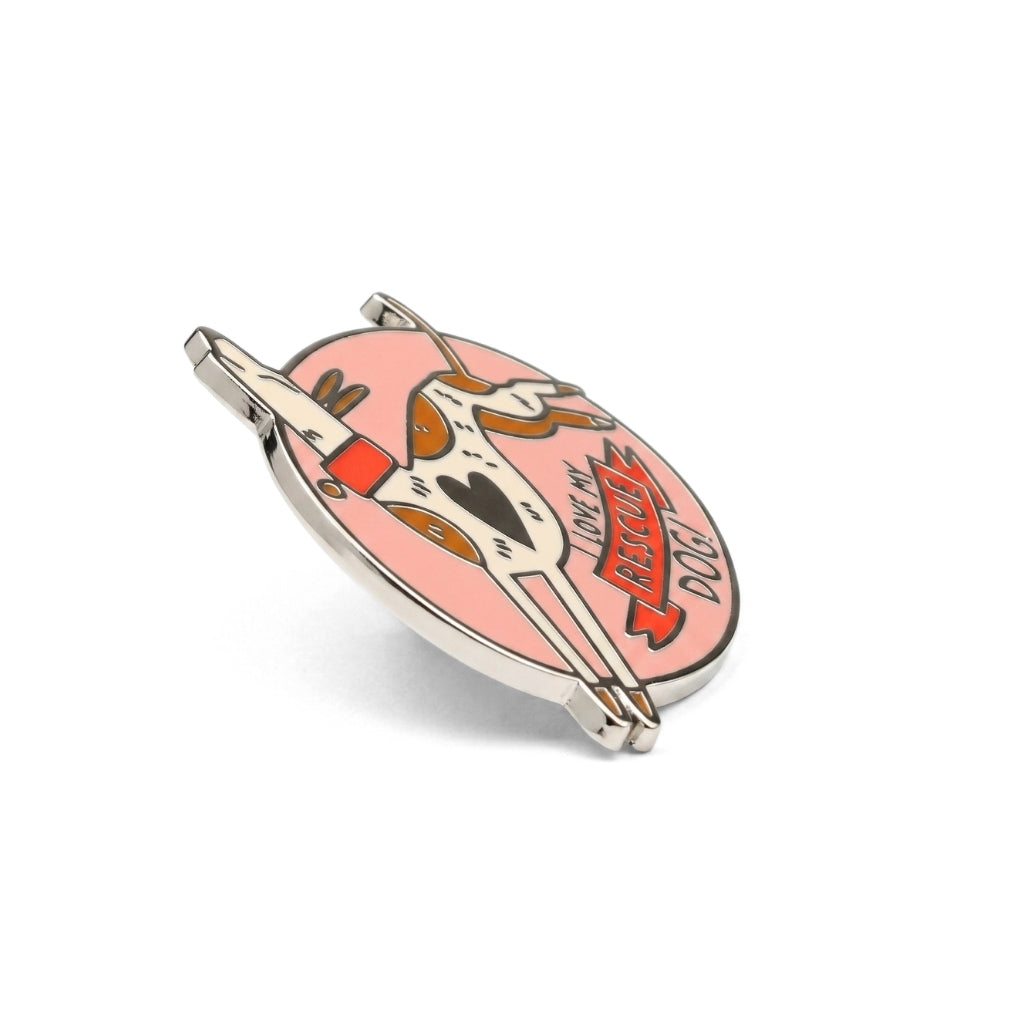 I Love My Rescue Dog | Collectible Pin