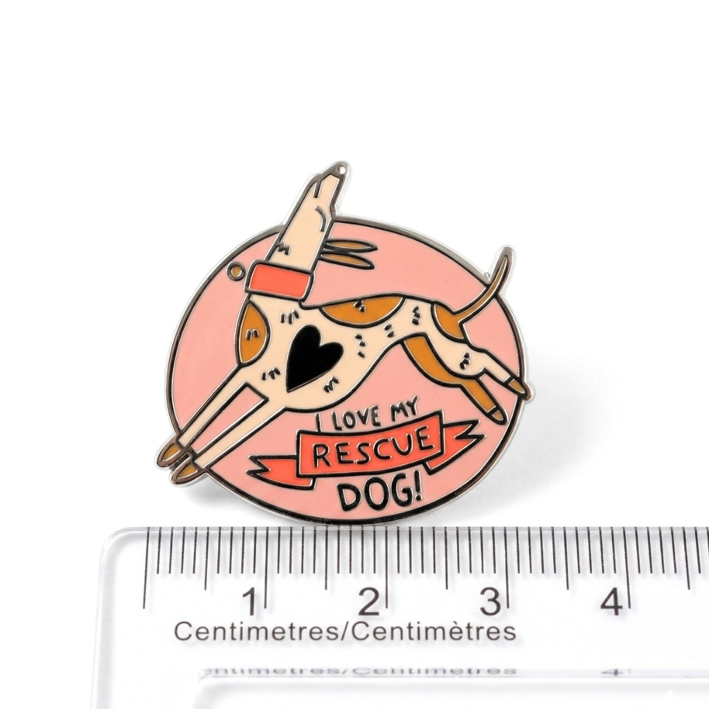 I Love My Rescue Dog | Collectible Pin