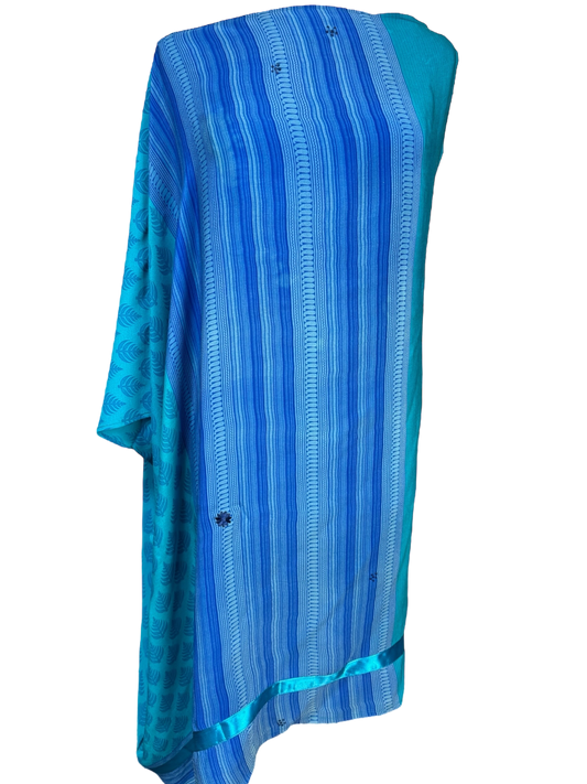 PRC6943 Avatar Pure Silk One Shoulder Dress - Velora