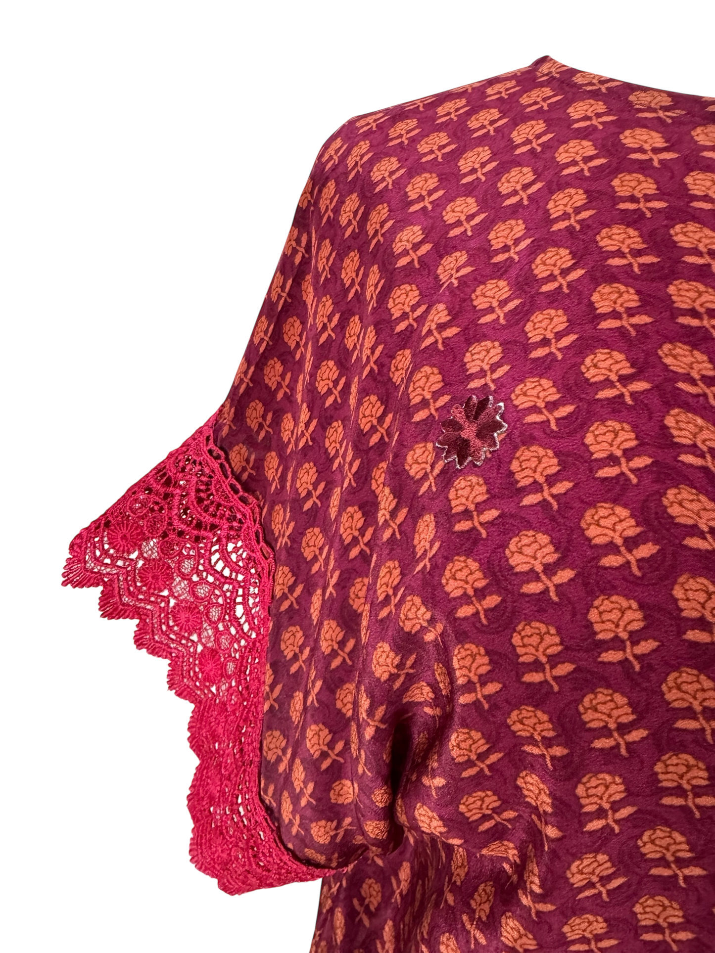 PRC6159 Avatar Pure Silk Boxy Top - Velora