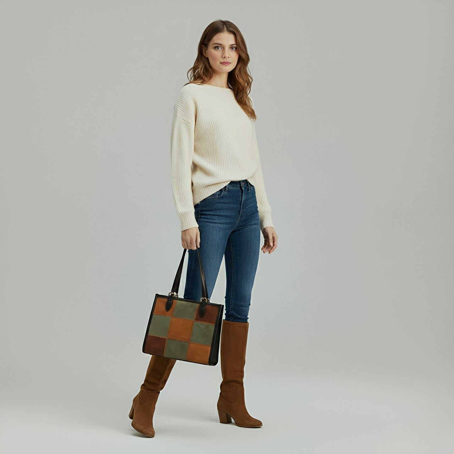 Tote Bag for Women - Shoulder Handbag, Vintage Style (Eclipse by Rotta) rottaofficial