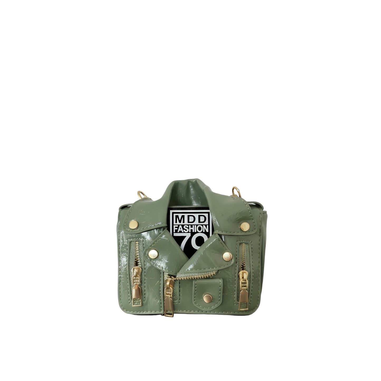 NOVA Mini Leather Crossbody Bag with Chain Strap rottaofficial