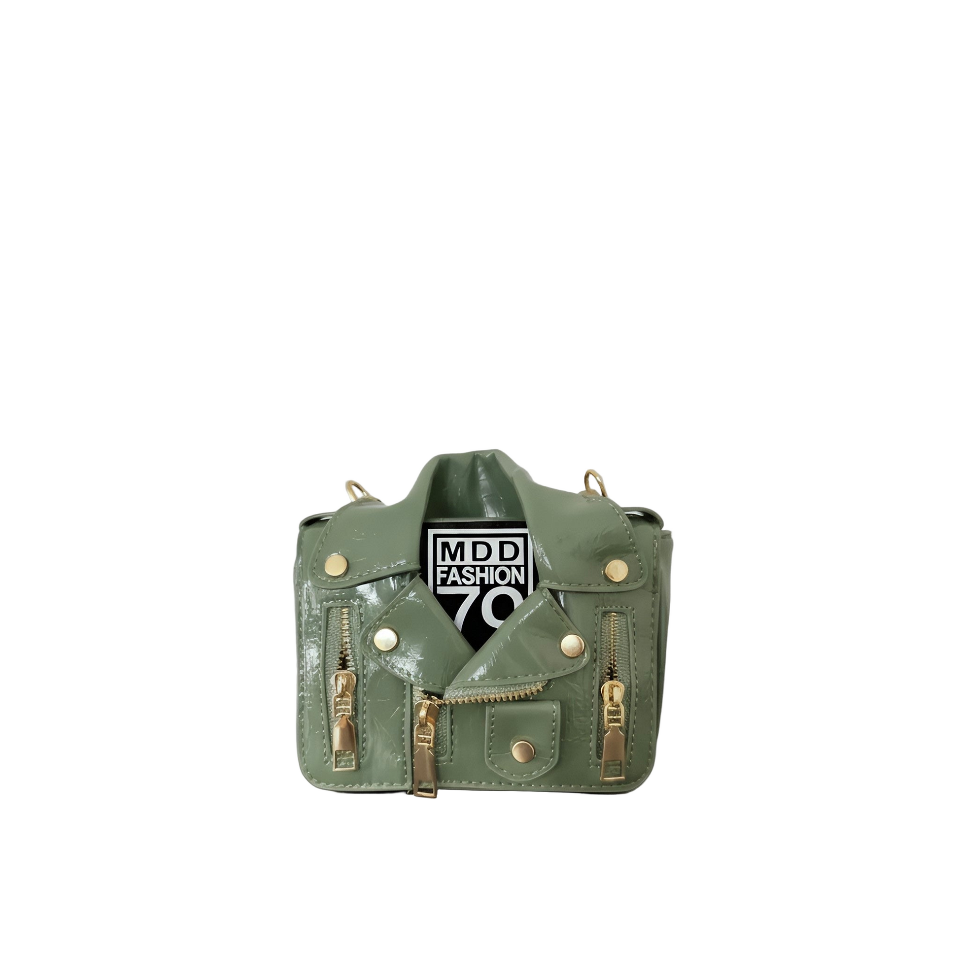 NOVA Mini Leather Crossbody Bag with Chain Strap rottaofficial