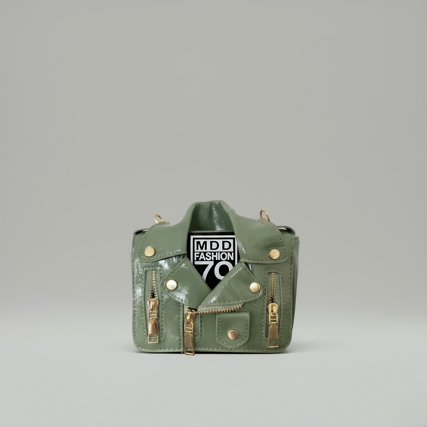 NOVA Mini Leather Crossbody Bag with Chain Strap rottaofficial