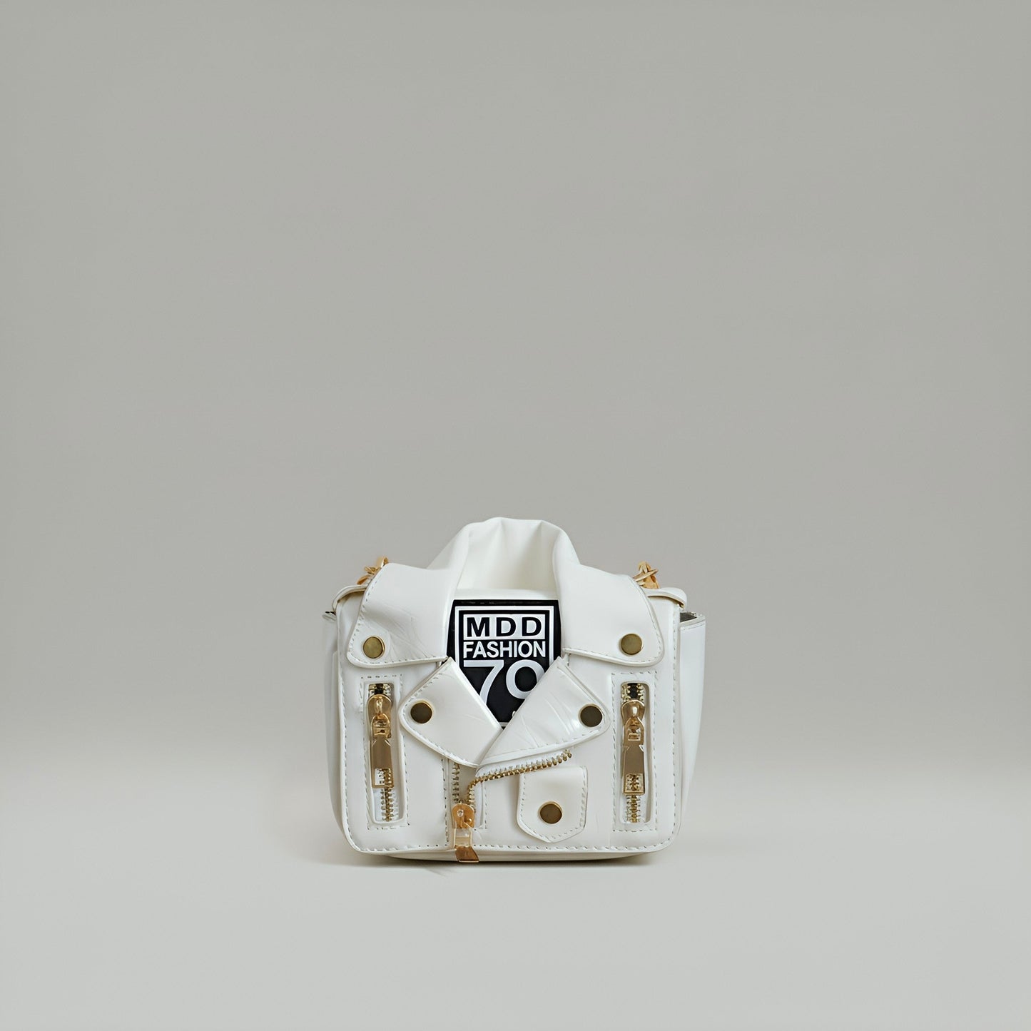 NOVA Mini Leather Crossbody Bag with Chain Strap rottaofficial